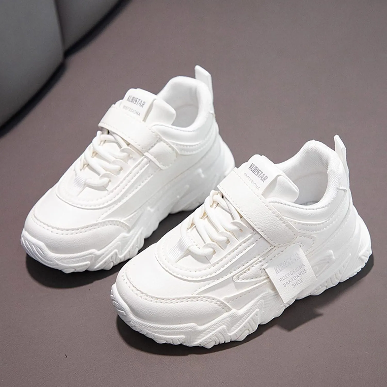 Baby Shoes Fashion All Seasons Children Sports Shoes Girls Flat Sole Non Slip Light Lace Up Sneaker for Girls