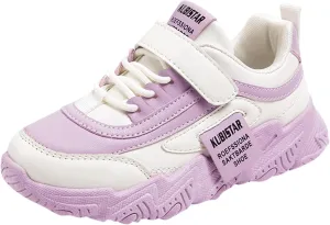 Baby Shoes Fashion All Seasons Children Sports Shoes Girls Flat Sole Non Slip Light Lace Up Sneaker for Girls