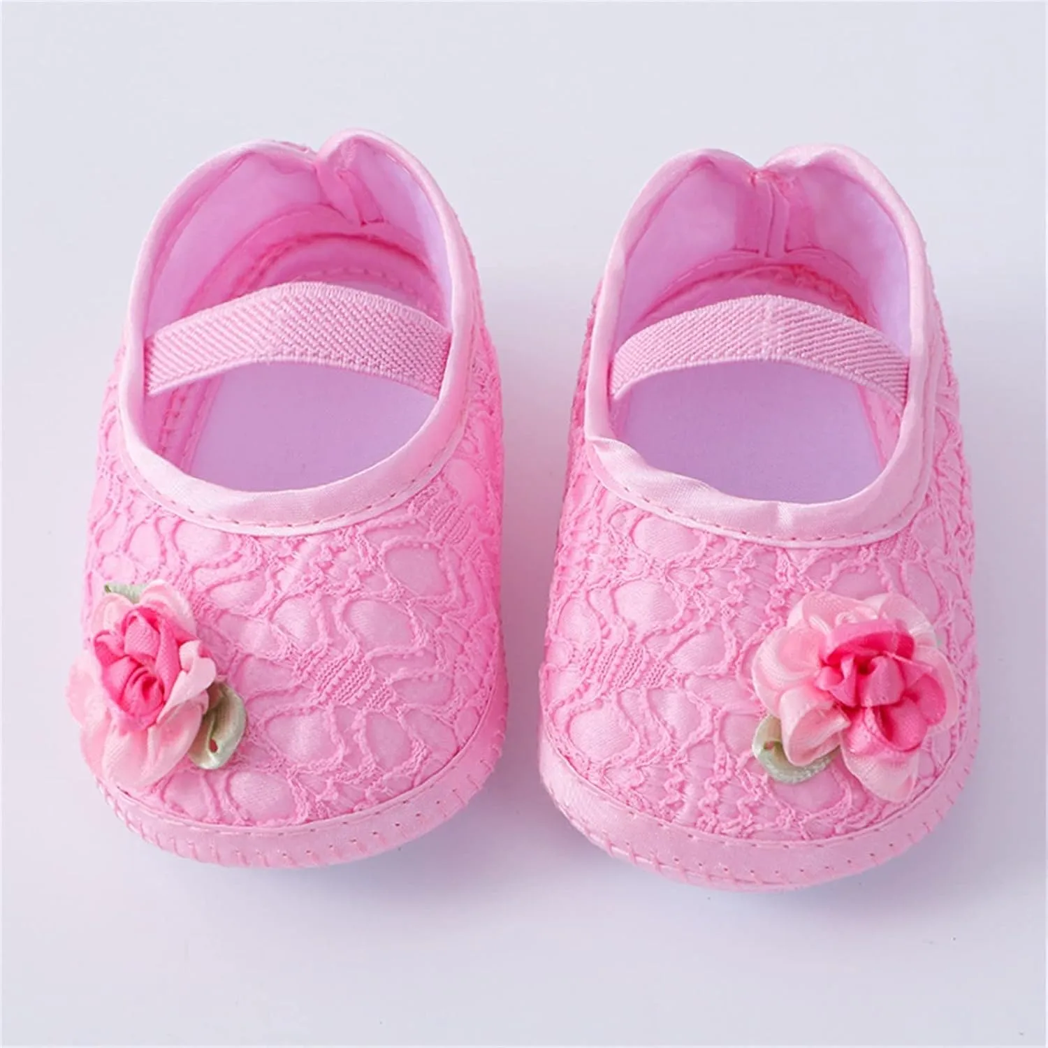 Baby Shoes Fashion Soft Sole Infant Dress Flower Princess Shoes Infant Shoes Girls Slip on Wide Shoes