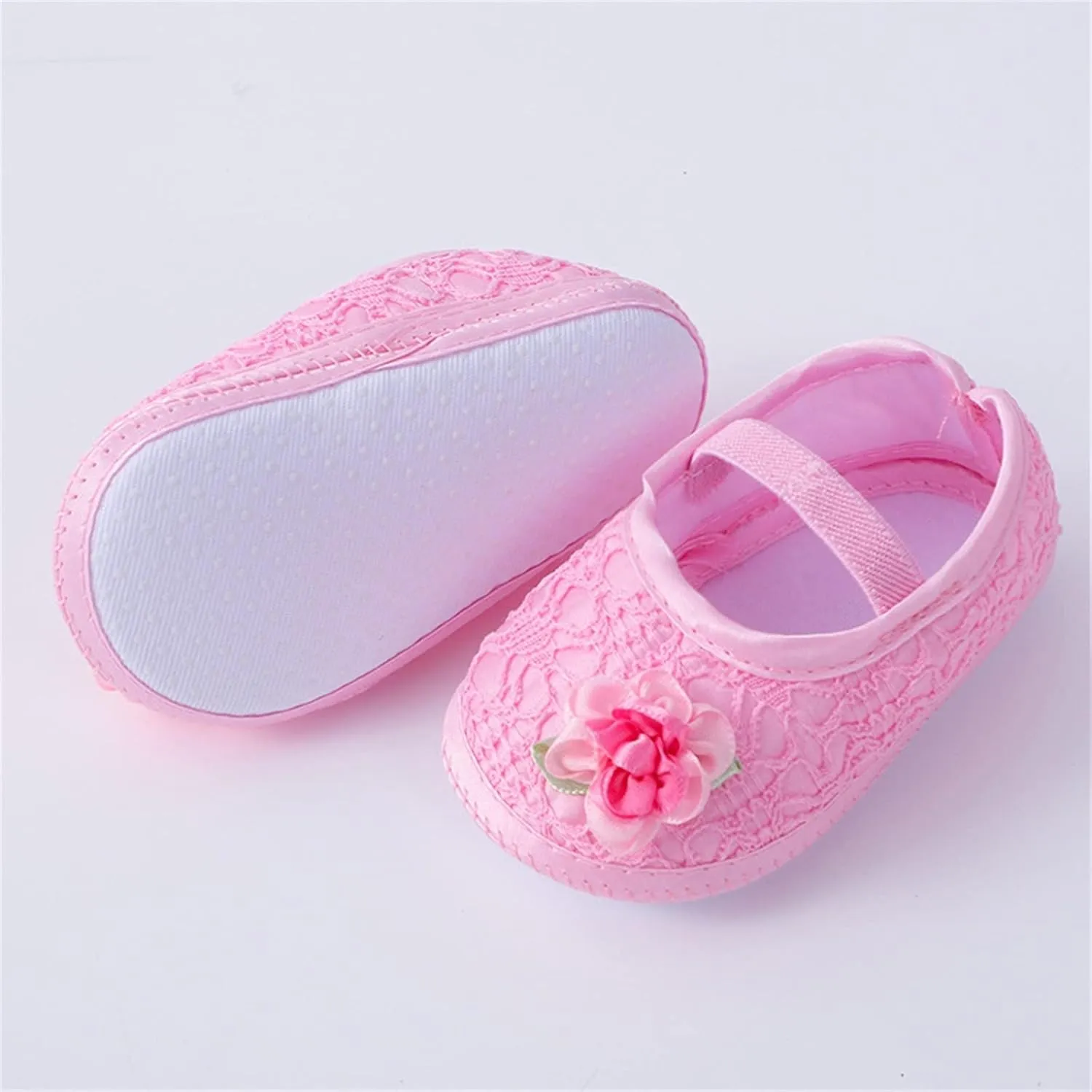 Baby Shoes Fashion Soft Sole Infant Dress Flower Princess Shoes Infant Shoes Girls Slip on Wide Shoes