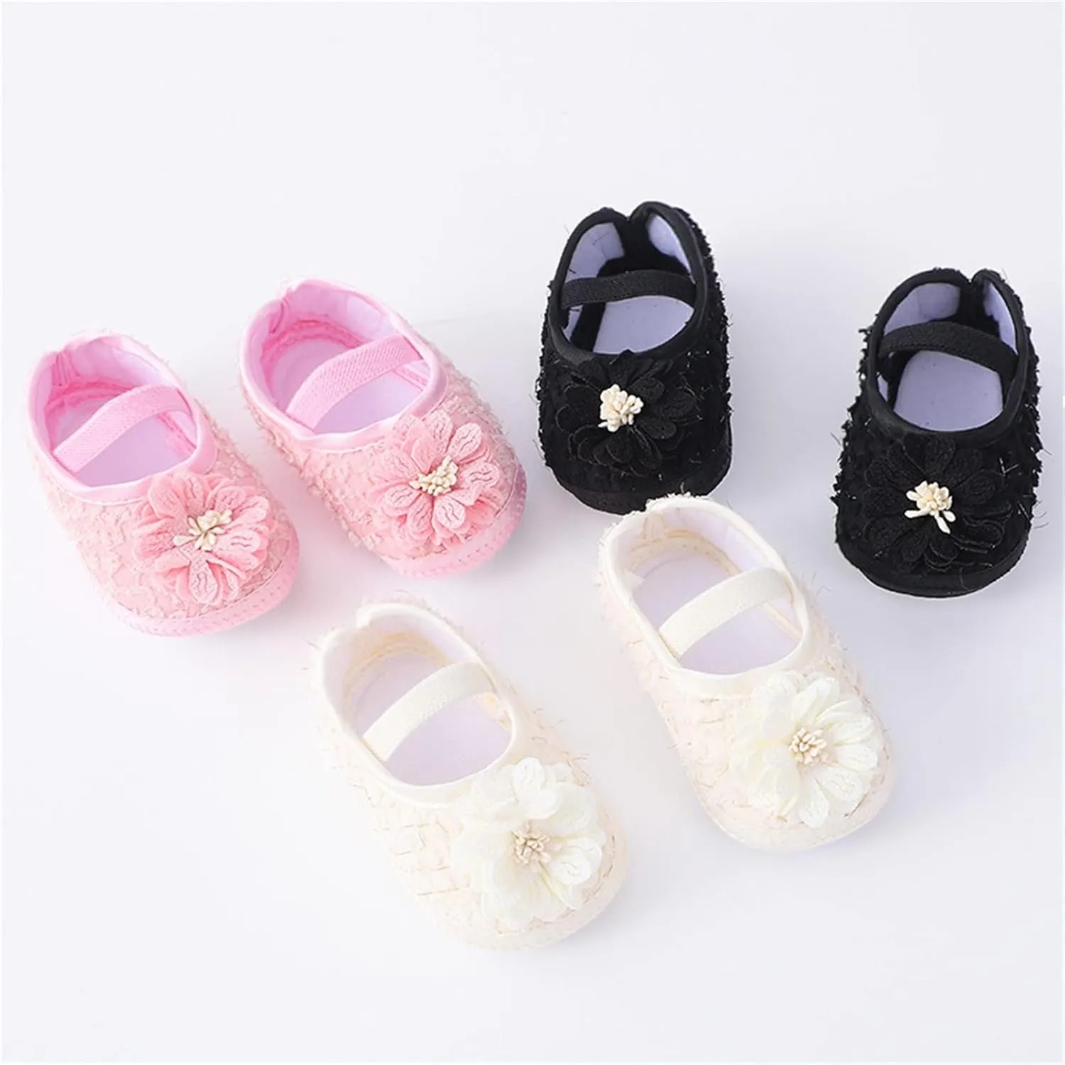 Baby Shoes Fashion Soft Sole Infant Shoes Pearl Dress Flower Princess Shoes Infant Shoes Size 4 Baby Girl Shoes