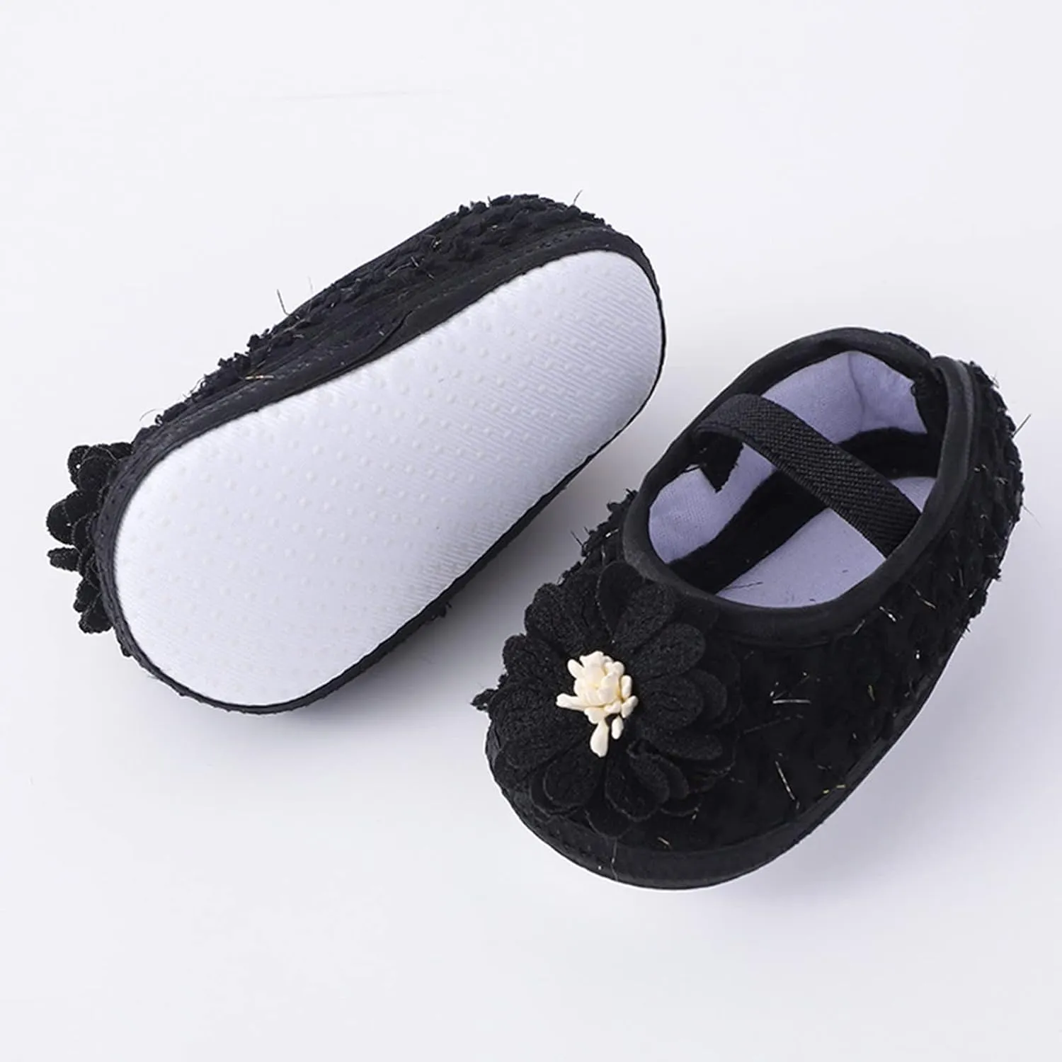 Baby Shoes Fashion Soft Sole Infant Shoes Pearl Dress Flower Princess Shoes Infant Shoes Size 4 Baby Girl Shoes