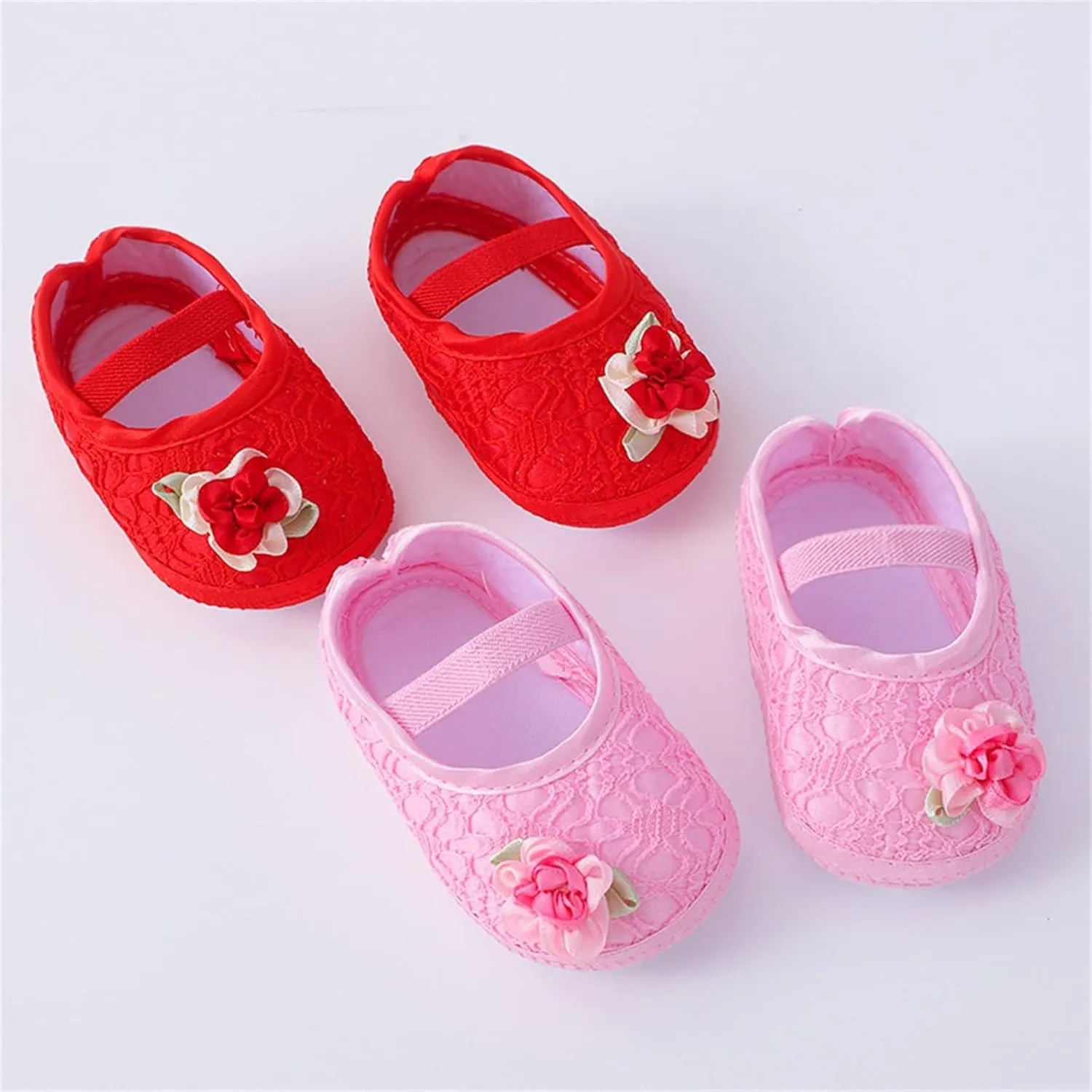 Baby Shoes Fashion Soft Sole Toddler Dress Flower Princess Shoes Toddler Shoes Kids Slip on