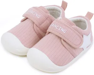 Baby Shoes First Walker Toddler Shoes Sneakers for Boy Girl Little Kids Outdoor Shoes 6 12 18 24 Months with Anti-Skid Rubber Sole