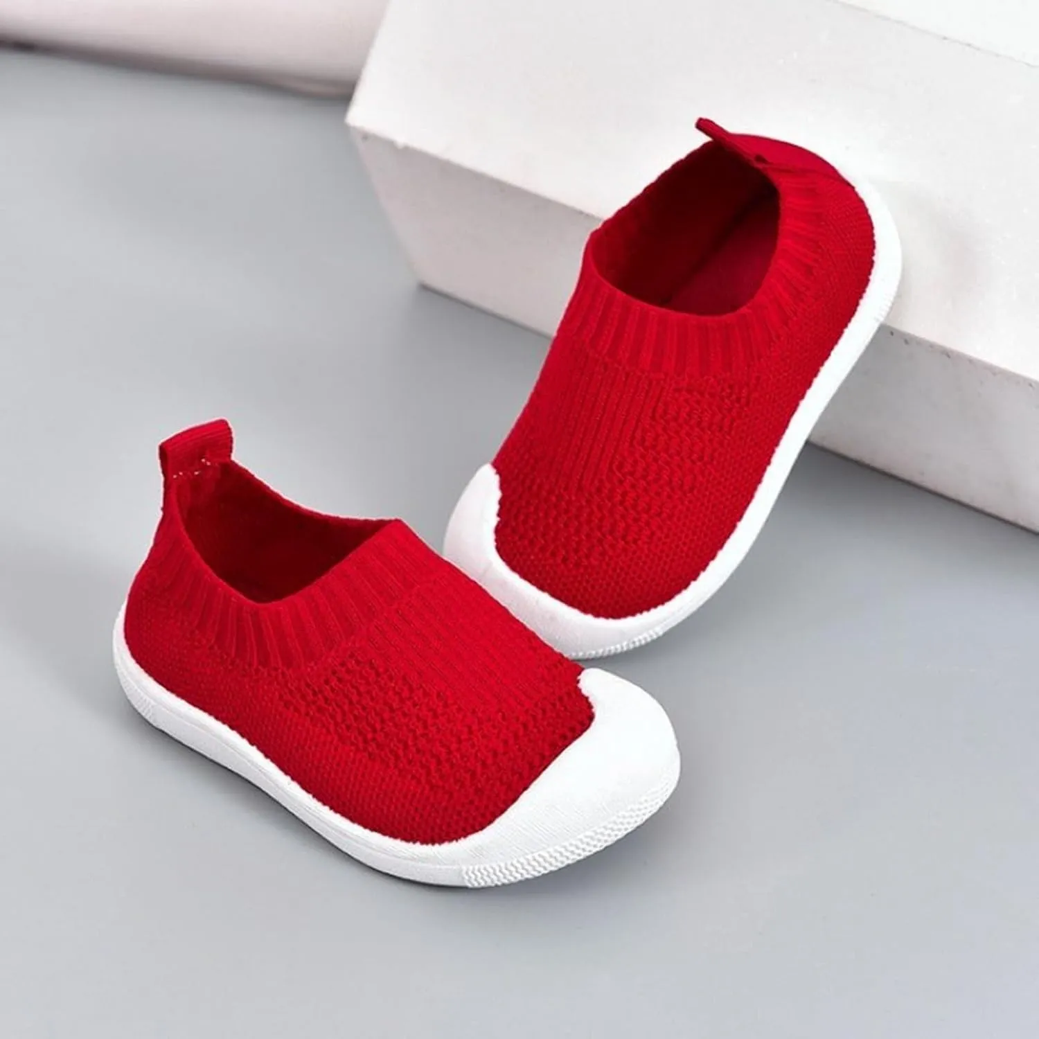 Baby Shoes Sock Shoes Prewalker First Walking Non Slip Shoes New Born Infant Sneakers Toddler Breathable Shoes