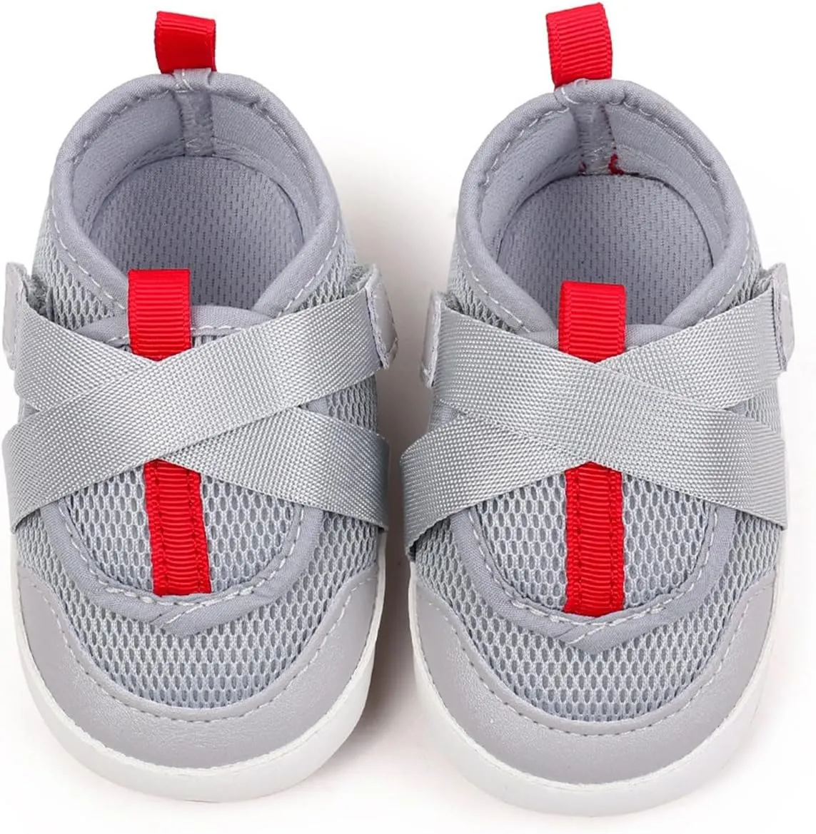 Baby Sneakers Girls Boys Lightweight Breathable Mesh First Walking Shoes Flat Bottom Walking Shoes for Baby Girls Size 4