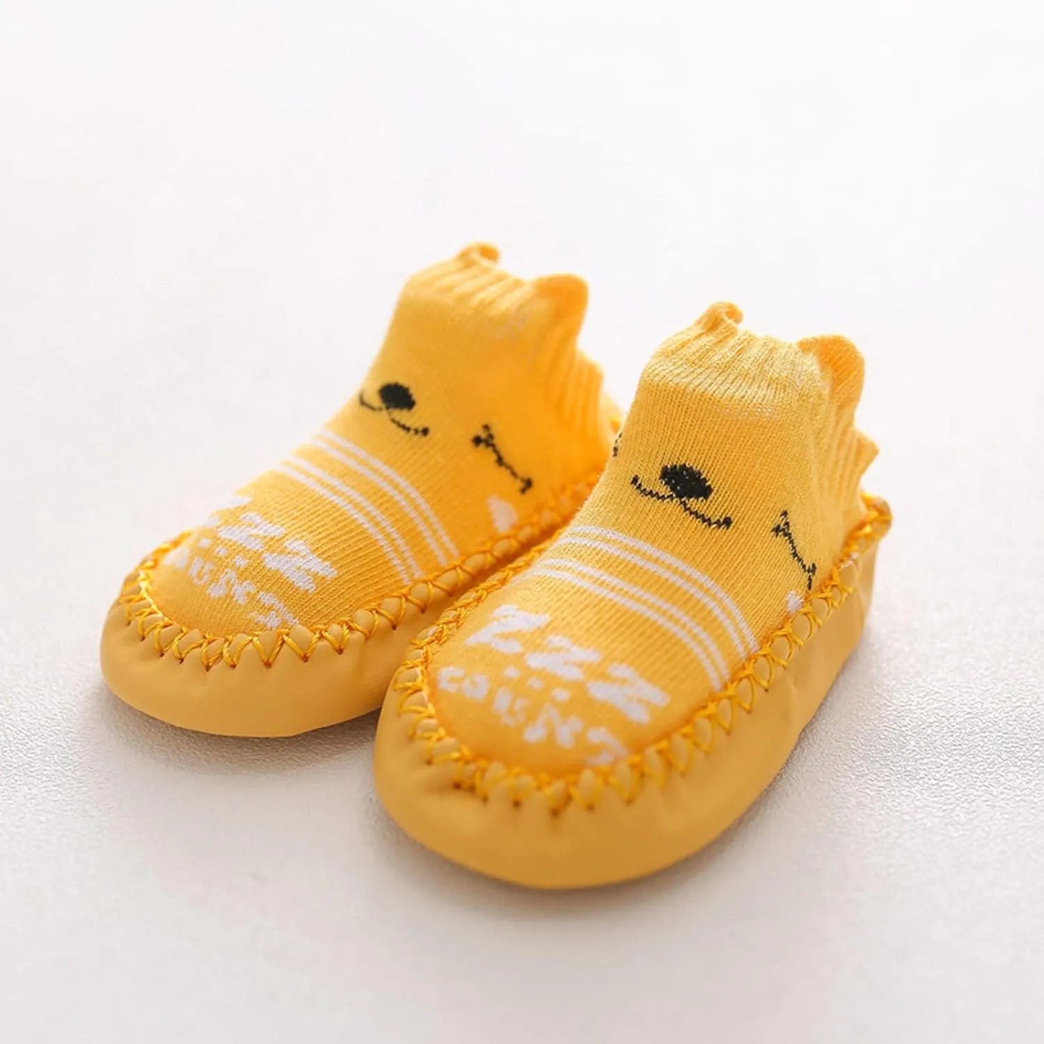Baby Sock Shoes Baby Walking Shoes Infant Non-Slip Breathable Slippers Soft Rubber Sole Baby Boys Girls Floor Shoes