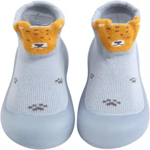 Baby Sock Shoes Boys Girls First Walking Shoes Non Slip Cartoon Soft Rubber Sole Floor Slipper Infant Toddler Sneakers