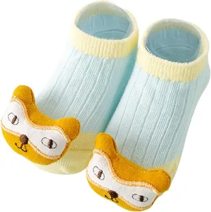 Baby Sock Shoes Boys Girls Non-Slip First Walking Shoes Lightweight Slip-on Sneakers Soft Sole rotect Toes