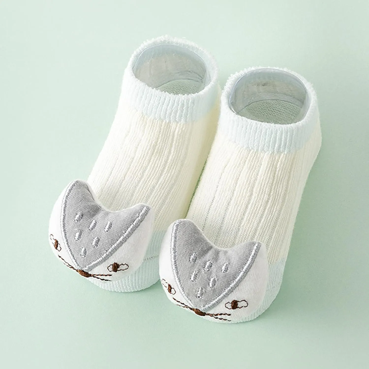 Baby Sock Shoes Boys Girls Non-Slip First Walking Shoes Lightweight Slip-on Sneakers Soft Sole rotect Toes