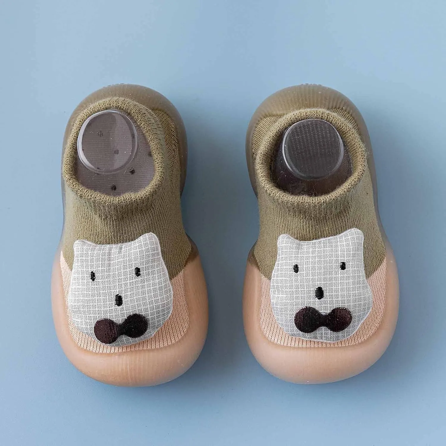 Baby Sock Shoes Toddler First Walkers Non-Slip Soft Sole Casual Sock Shoe House Indoor First Walking Slippers