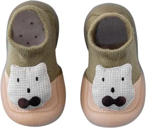 Baby Sock Shoes Toddler First Walkers Non-Slip Soft Sole Casual Sock Shoe House Indoor First Walking Slippers