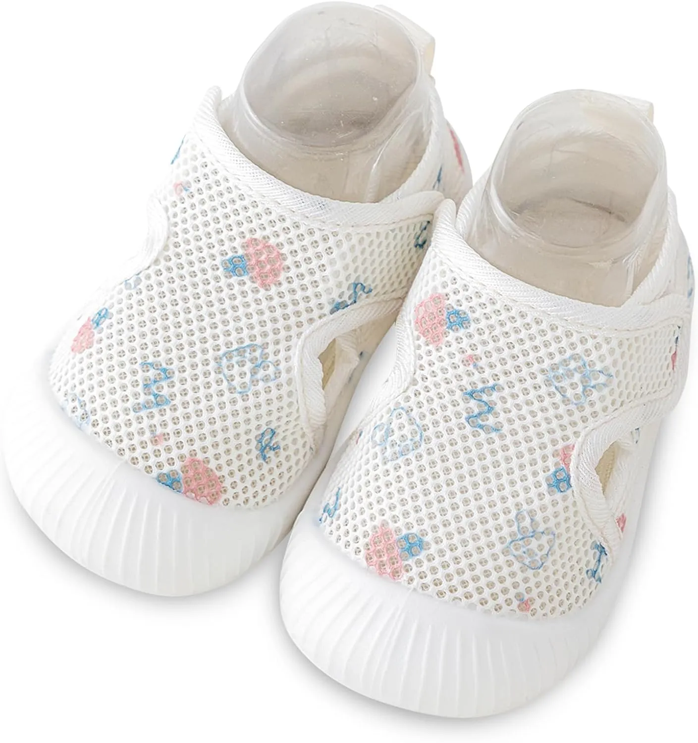 Baby Toddler First Walking Shoes Slip On Soft Sneakers Breathable Mesh Sandals Wide Toe Summer Shoes 6-36 Months