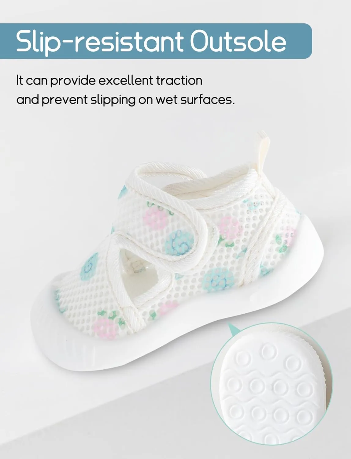 Baby Toddler First Walking Shoes Slip On Soft Sneakers Breathable Mesh Sandals Wide Toe Summer Shoes 6-36 Months