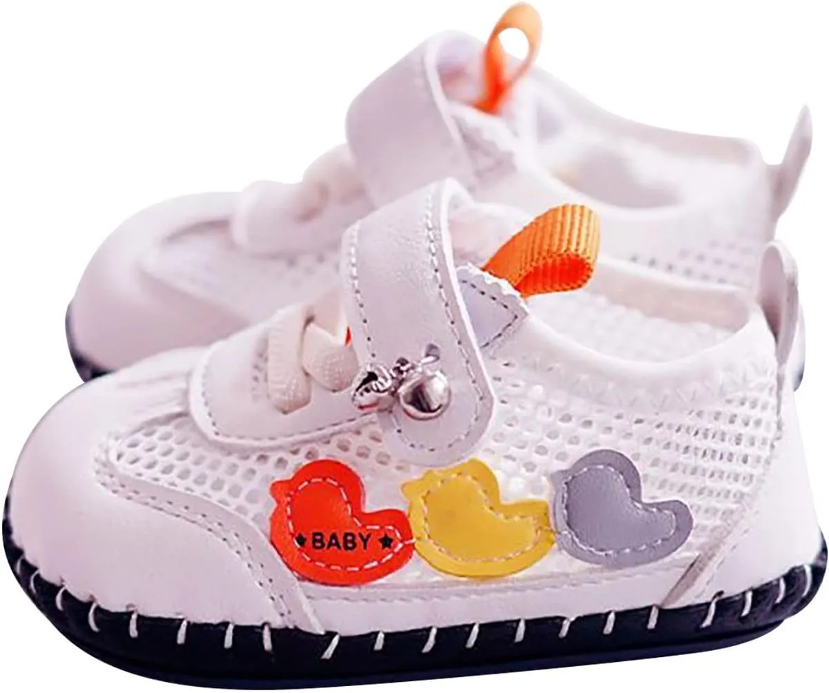 Baby Toddler Sandals Infant Girls Boys Shoes Mesh Outdoor First Walkers Soft Sole Flat Shoes Summer (Beige, 6 Infant)