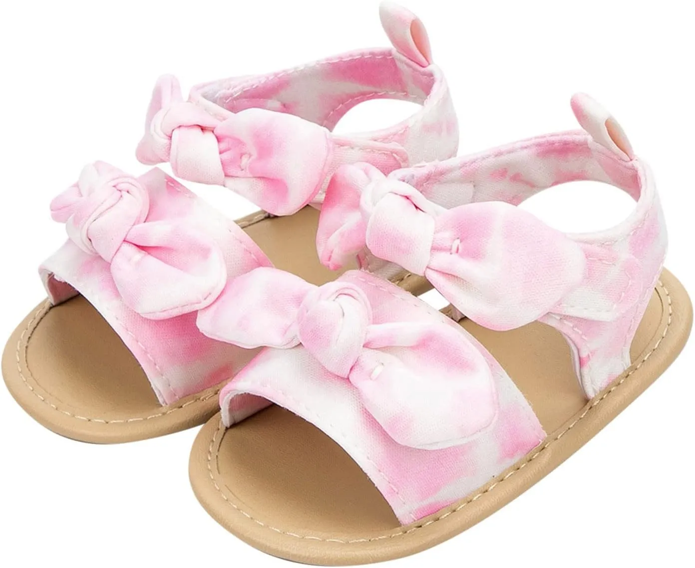 Baby Toddler Sandals Infant Girls Boys Shoes Summer Beach Shoes Walking Shoes Soft Sole Flat Shoes (Pink, 13 Toddler)