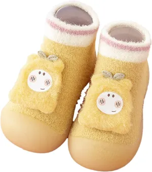 Baby Toddler Slippers Socks Non-Slip Soft Sole Infant Boys Girls Slippers Socks First Walker Indoor Floor Shoes Socks