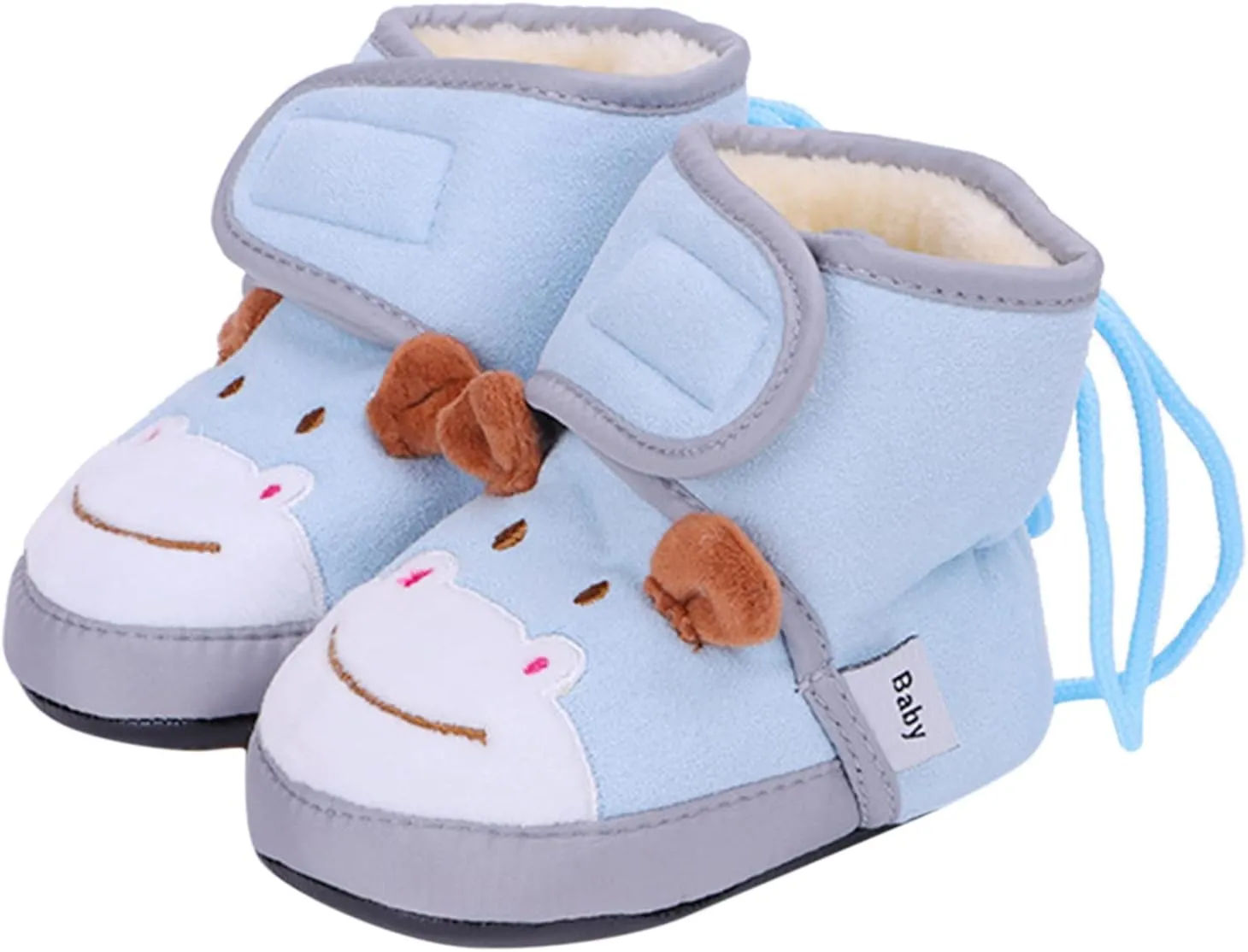 Baby Walking Shoes Baby Boots Winter Warm Shoes Toddler Shoes Baby Soft Warm Shoes Socks Overshoes Soft Sole Sneakers
