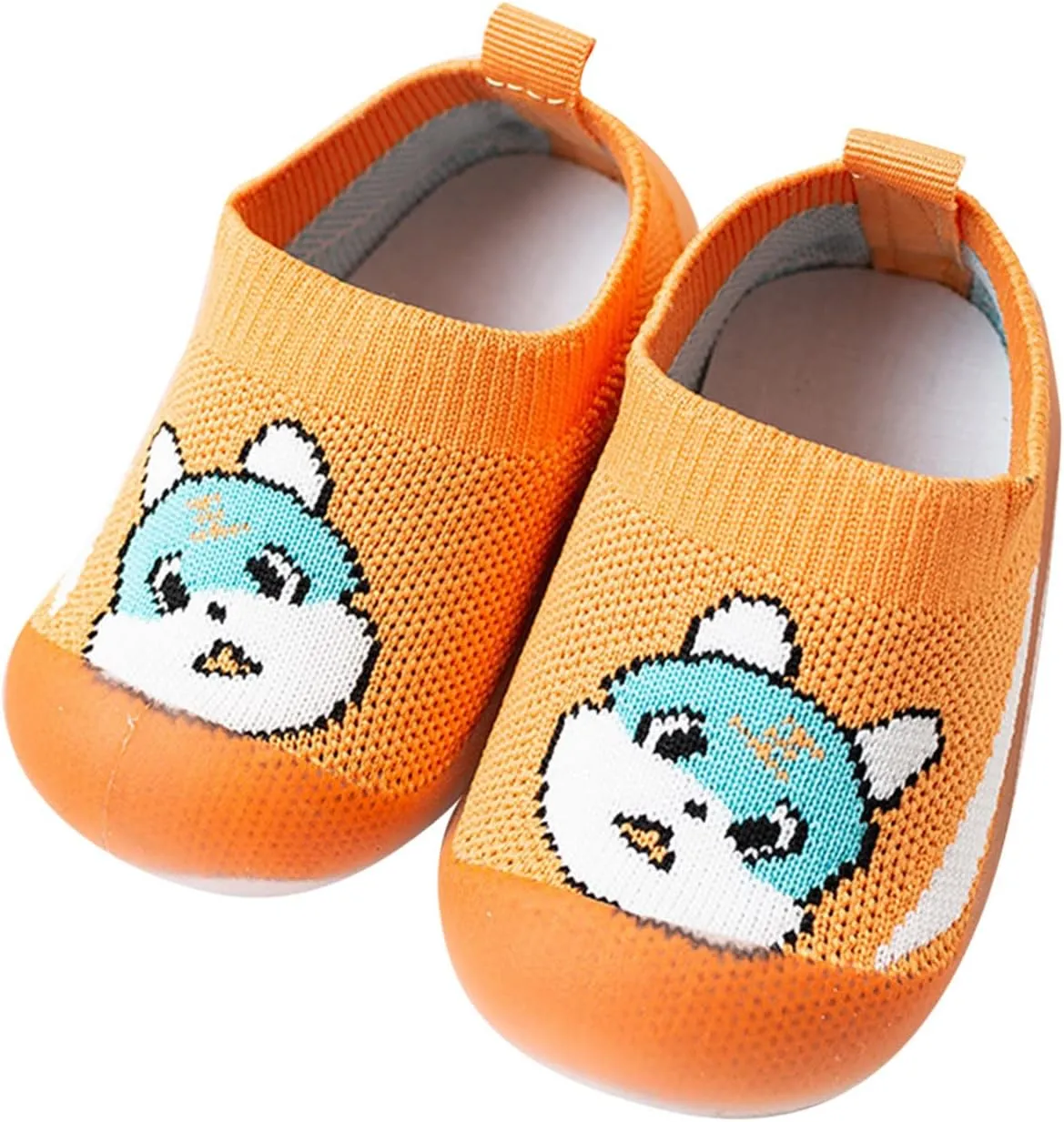 Baby Walking Shoes Toddler First Walking Non-Slip Soft Sole Slip-On Sneakers Casual Mesh Lightweight Sock Shoes