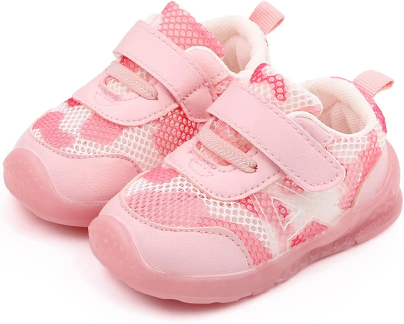 Baby Walking Sneaker Shoes Boy Girl Lightweight Non-Slip Sneakers, Comfortable Breathable Soft Sole Running Shoes