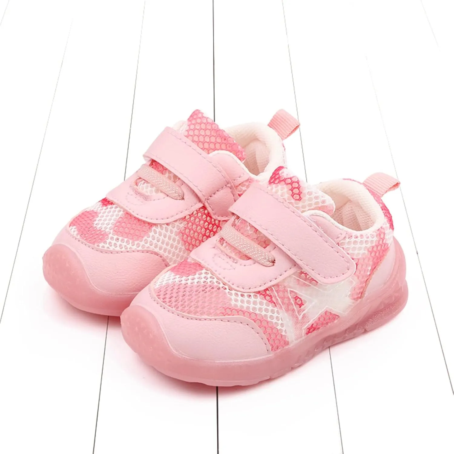 Baby Walking Sneaker Shoes Boy Girl Lightweight Non-Slip Sneakers, Comfortable Breathable Soft Sole Running Shoes