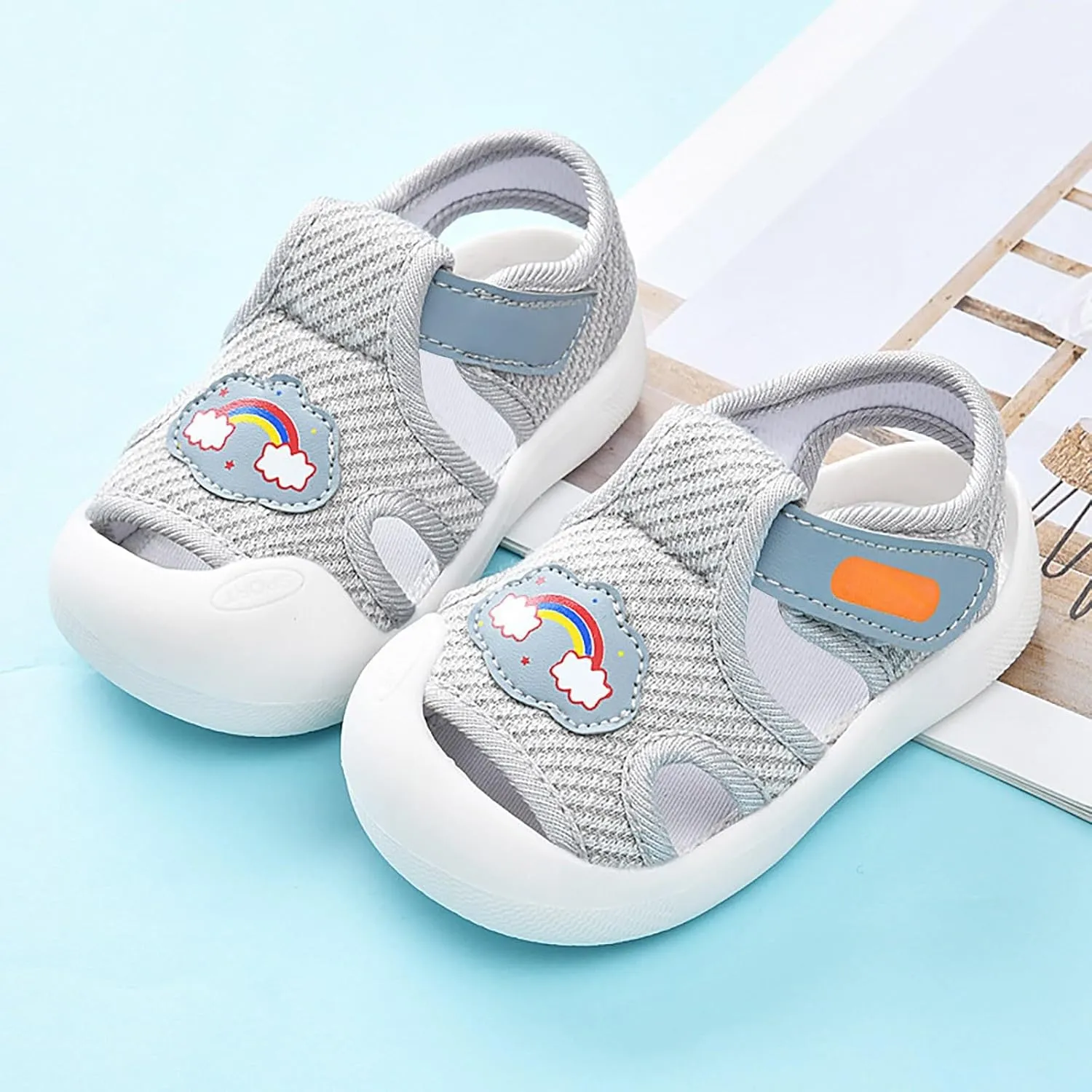 Baby Walking Summer Shoes Anti Kick Breathable Wear Infant Sandals Premium Soft Anti-Slip Rubber Sole Infant Indoor Shoe