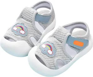 Baby Walking Summer Shoes Anti Kick Breathable Wear Infant Sandals Premium Soft Anti-Slip Rubber Sole Infant Indoor Shoe