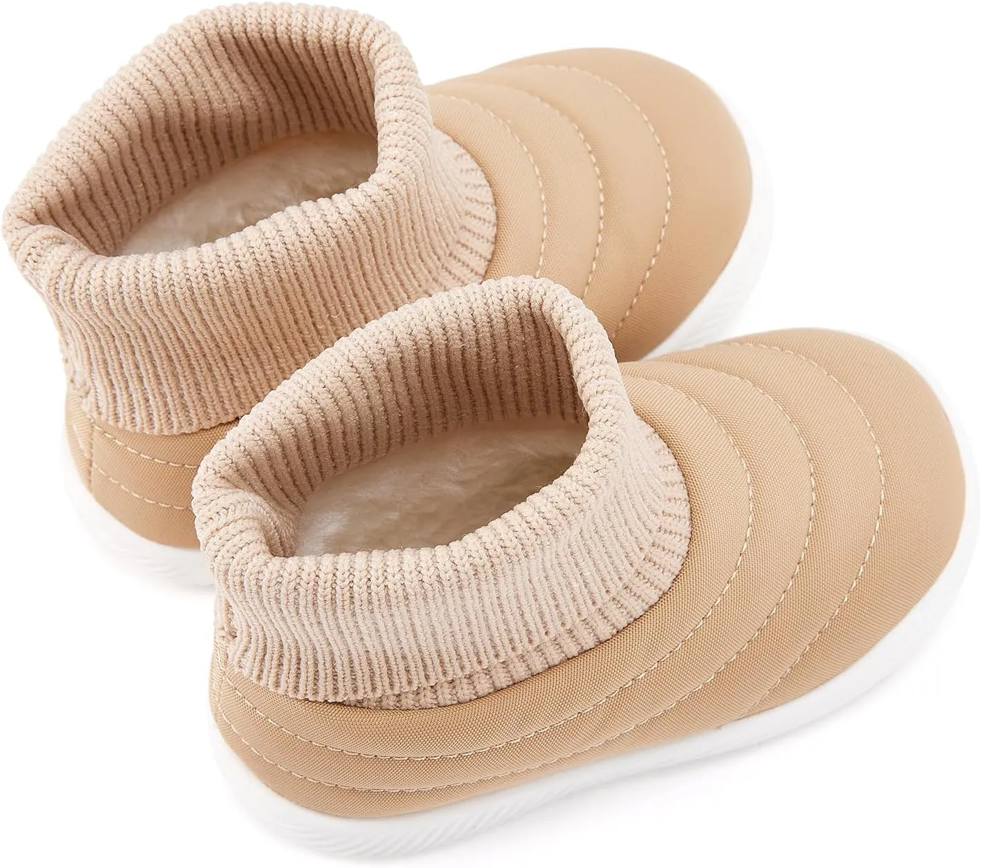 BMCiTYBM Baby Boy Girl Snow Boots Infant Warm Winter Booties Slip On Lightweight Outdoor Indoor Sock Shoes for First Walkers 6 9 12 18 24 Months