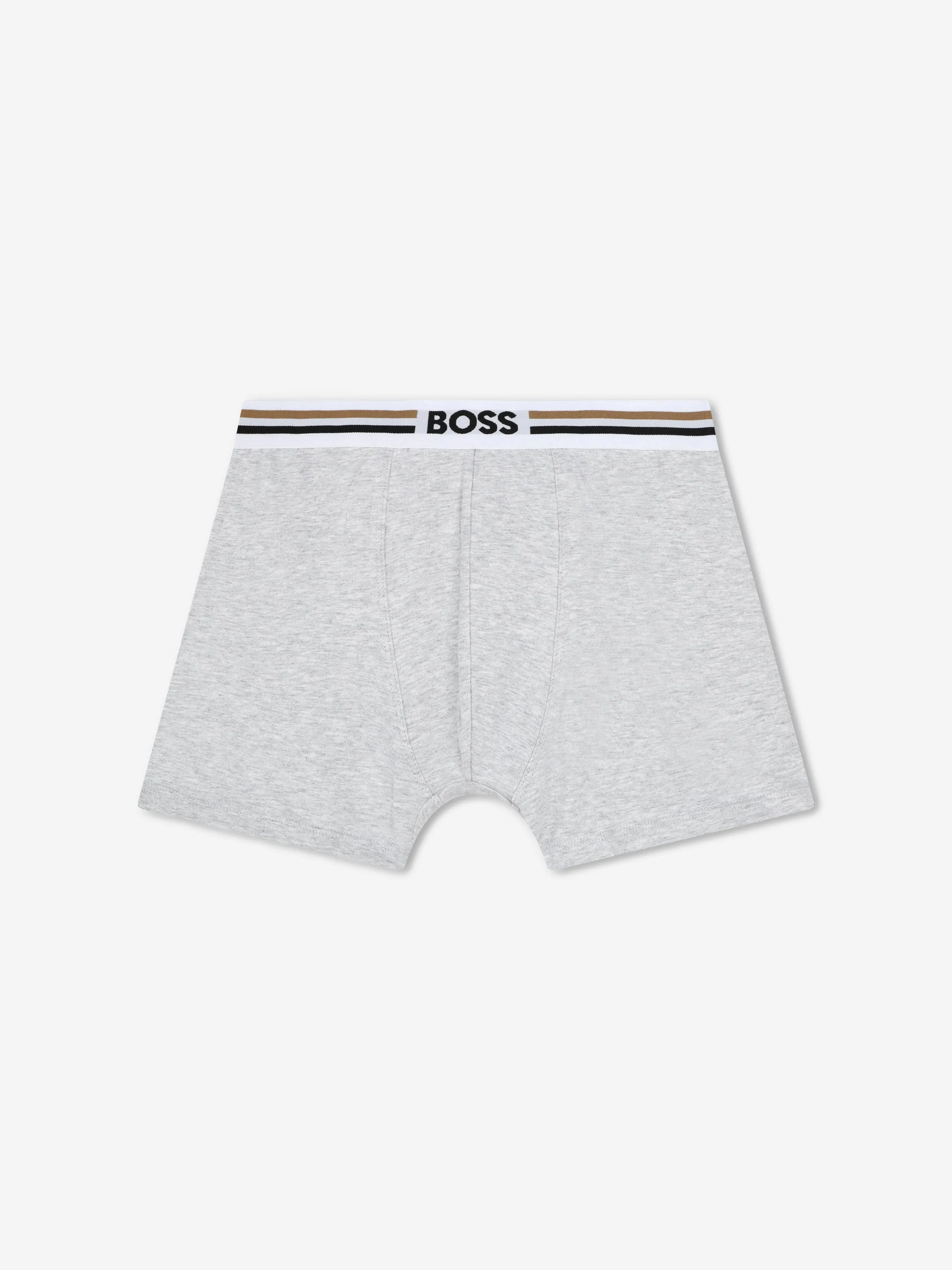 BOSS Boys Set Of 2 Boxer Shorts in Navy