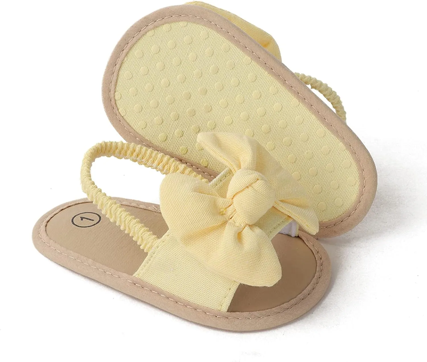 Bow Solid Baby Shoes Girls Toddler Beach Casual Holiday Sandals Children Boy Soft Sole Breathable Rubber Sandals