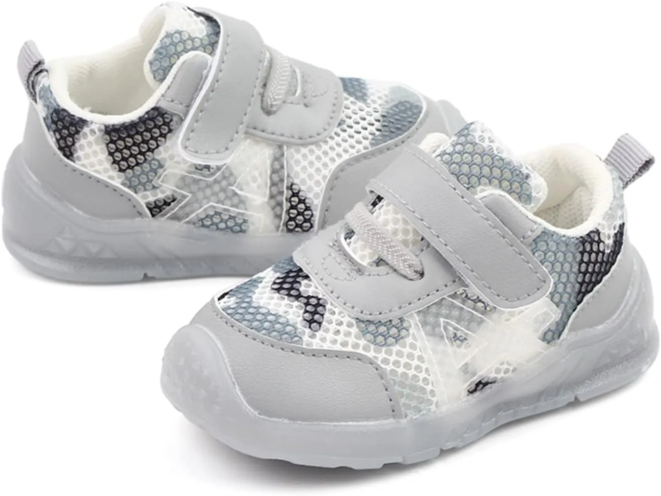 Boys Baby Ride Sneaker Boys and Girls Children Breathable Hook Loop Non Slip Soft Sole Shoes Kids Size 10