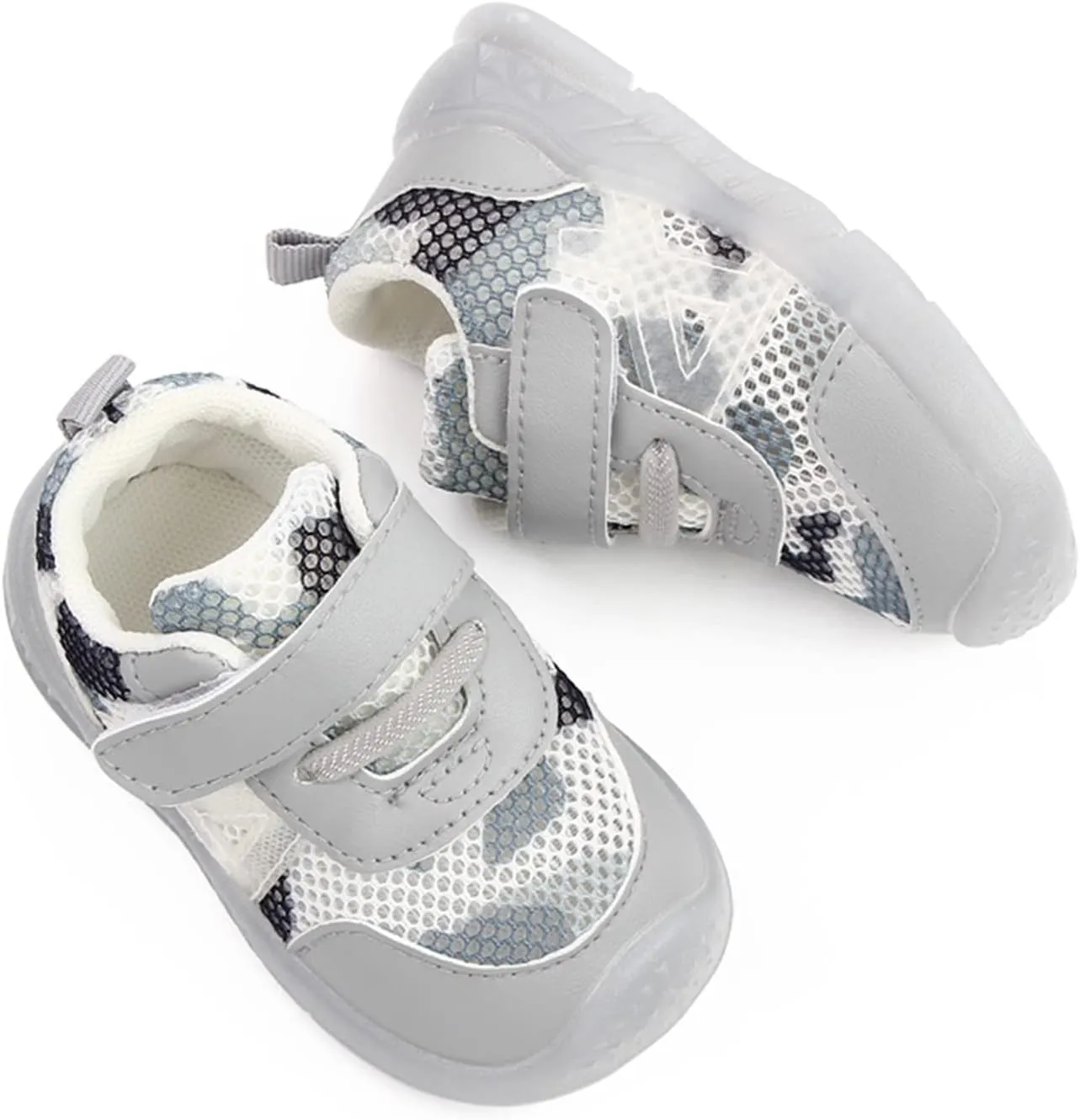 Boys Baby Ride Sneaker Boys and Girls Children Breathable Hook Loop Non Slip Soft Sole Shoes Kids Size 10