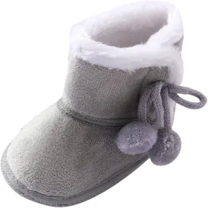 Boys Shoes Girls Booties Snow Shoes Infant Toddler Boys Boots Soft Baby Warming Baby Shoes Work Rite