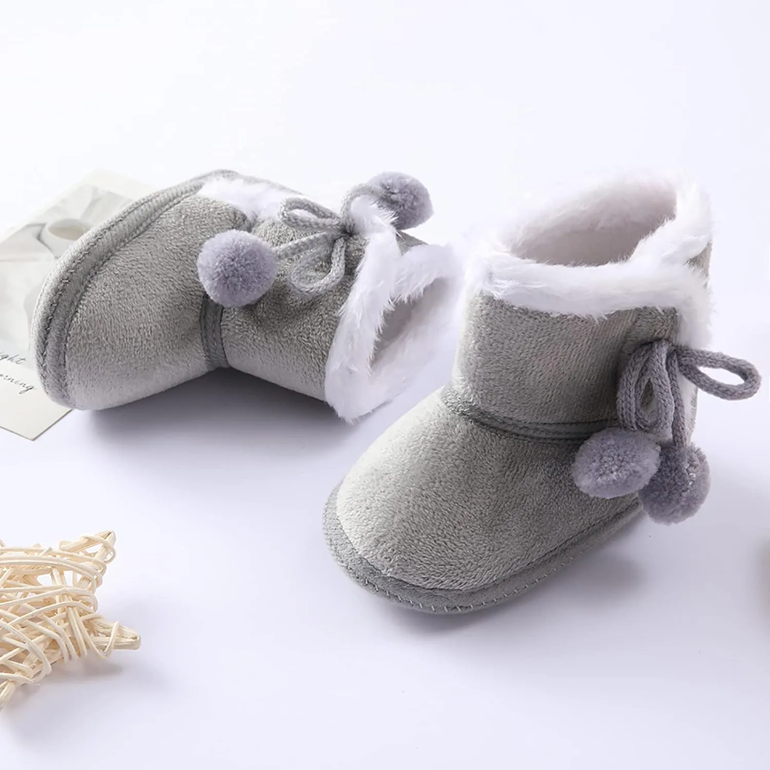 Boys Shoes Girls Booties Snow Shoes Infant Toddler Boys Boots Soft Baby Warming Baby Shoes Work Rite
