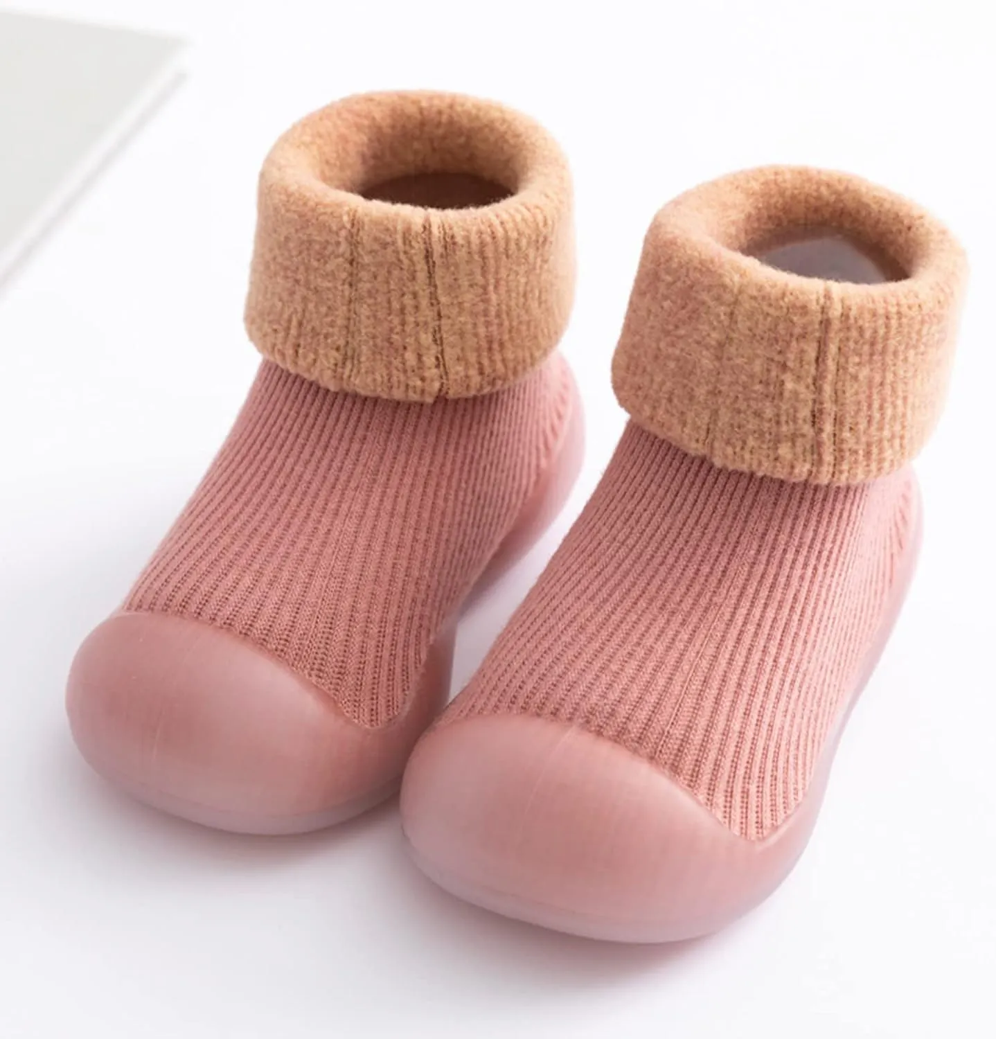 Boys Slippers Small Girls Socks Slipper Soft Baby Boys Rubber Shoes Sole Solid Toddler Kids Kid Slides Size 2