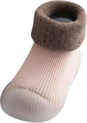 Boys Slippers Small Girls Socks Slipper Soft Baby Boys Rubber Shoes Sole Solid Toddler Kids Kid Slides Size 2