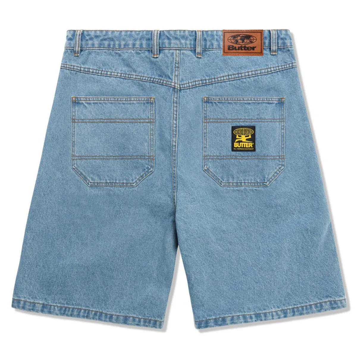 Butter Goods - Patch Pocket Denim Shorts Washed Indigo