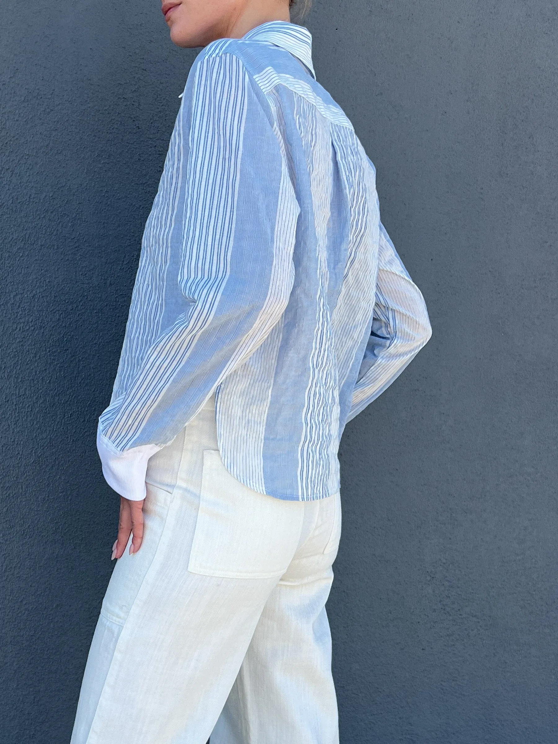 Cara Shirt in Coastal Stripe