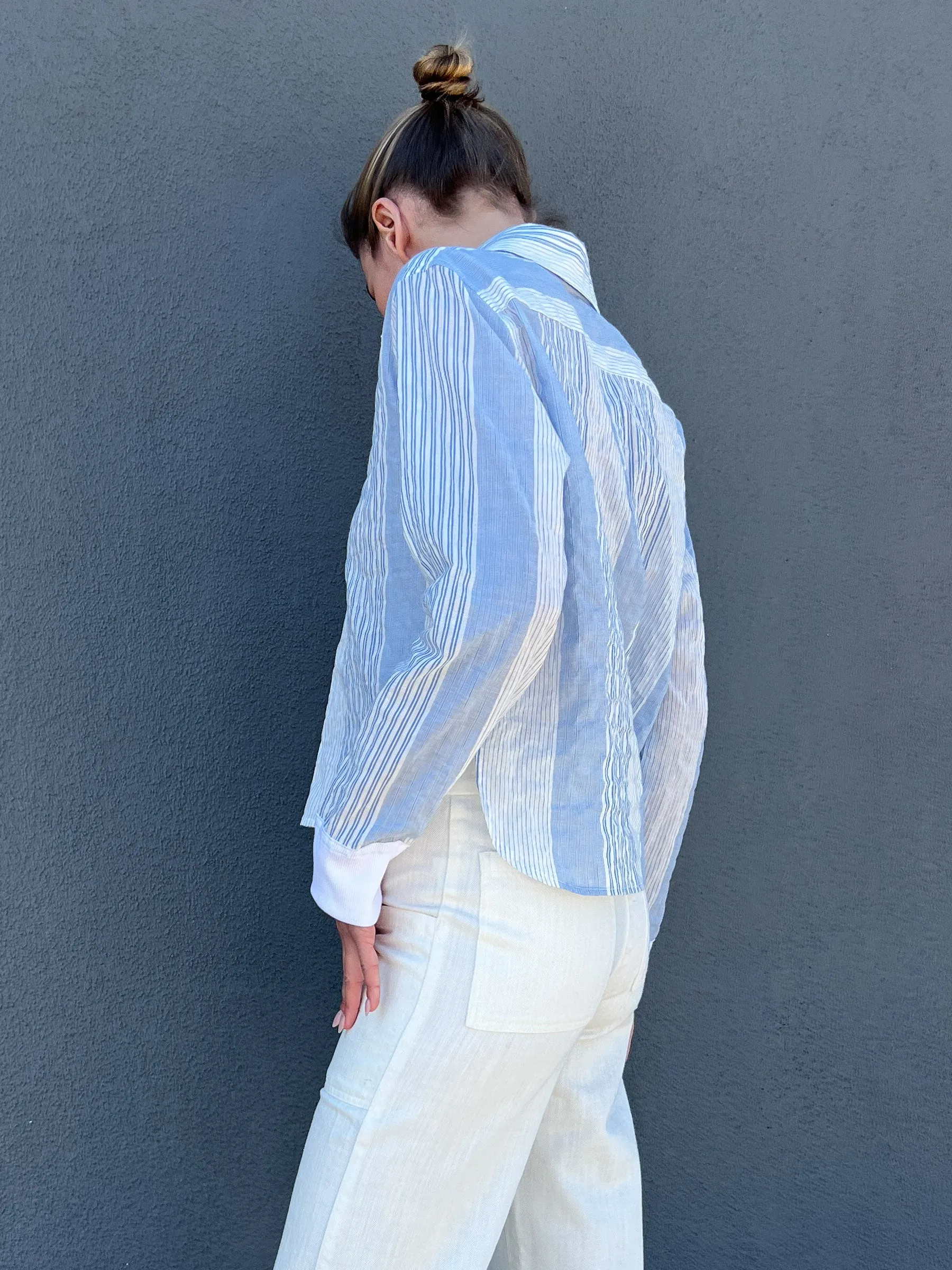 Cara Shirt in Coastal Stripe