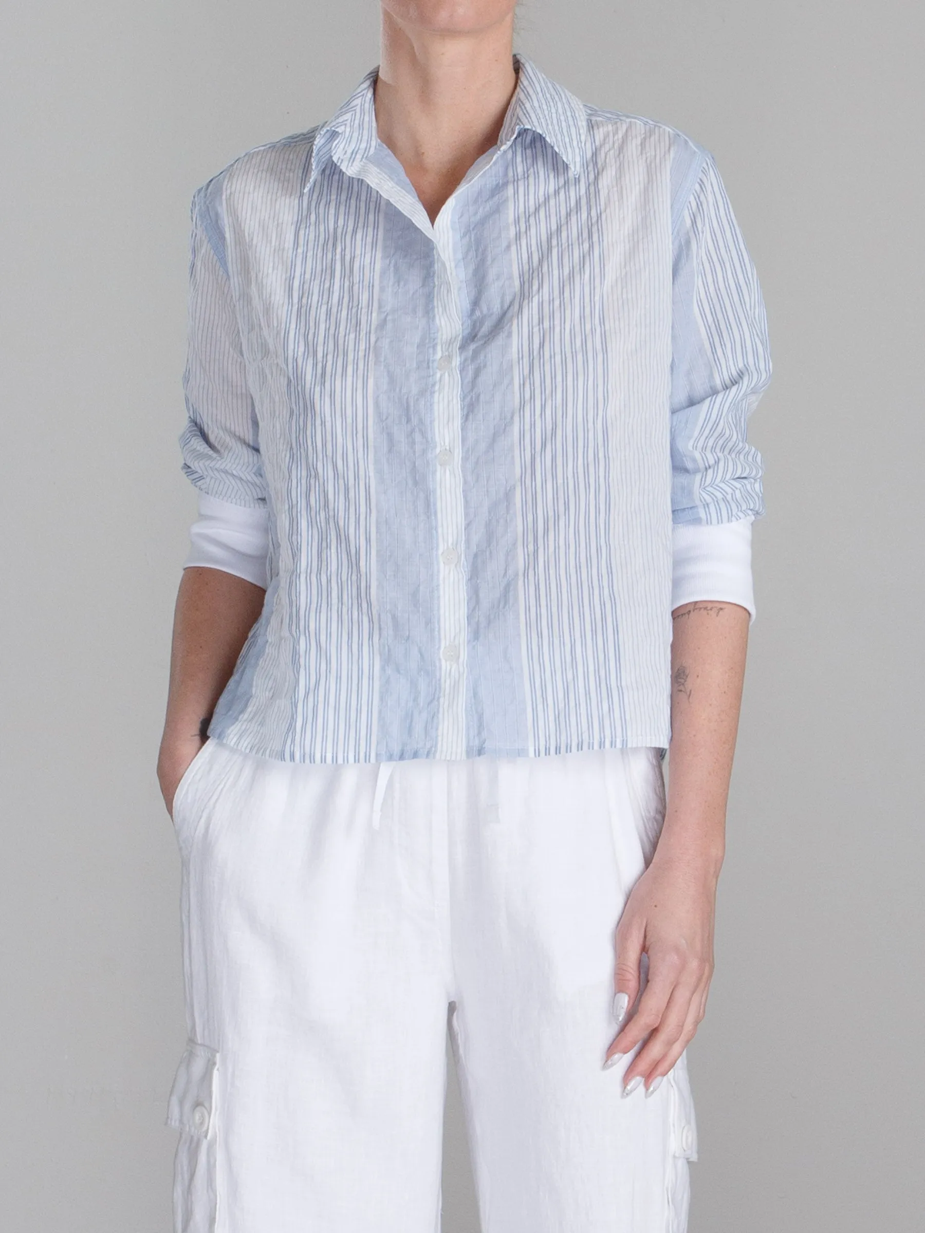 Cara Shirt in Coastal Stripe