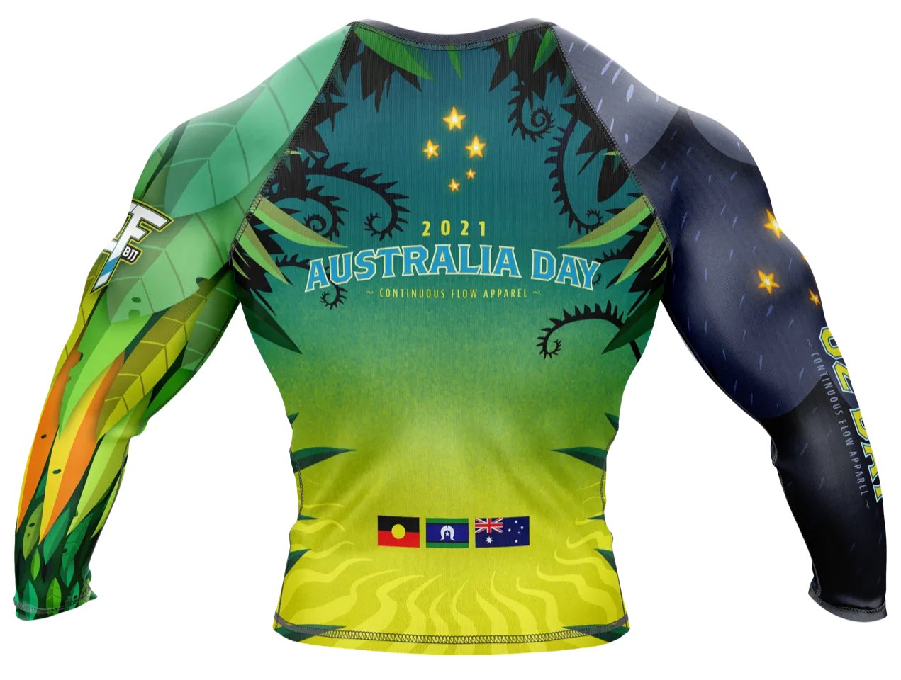 Cassowary Australiana Long Sleeve Rashguard