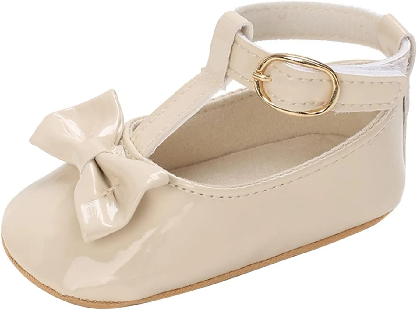 Casual Shoes for Kids Toddler Kids Infant Girls Soild Bowknot Princress Shoes Soft Sole The Floor Barefoot Shoes