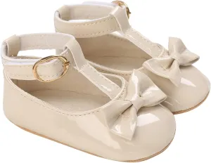 Casual Shoes for Kids Toddler Kids Infant Girls Soild Bowknot Princress Shoes Soft Sole The Floor Barefoot Shoes
