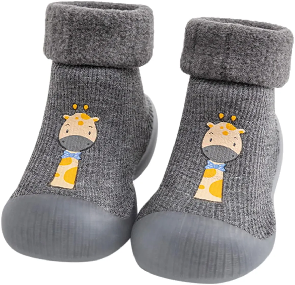 Cat And Girls Sandals Baby Sole Soft Girls Stocking Shoes Boys Toddler Solid Socks Slipper Rubber Warm Kids Knit Baby Shoes Baby Sneakers 12 Months