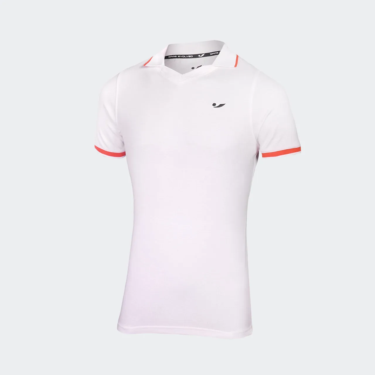 Cave Lifestyle Basic Woman Polo - White / Red