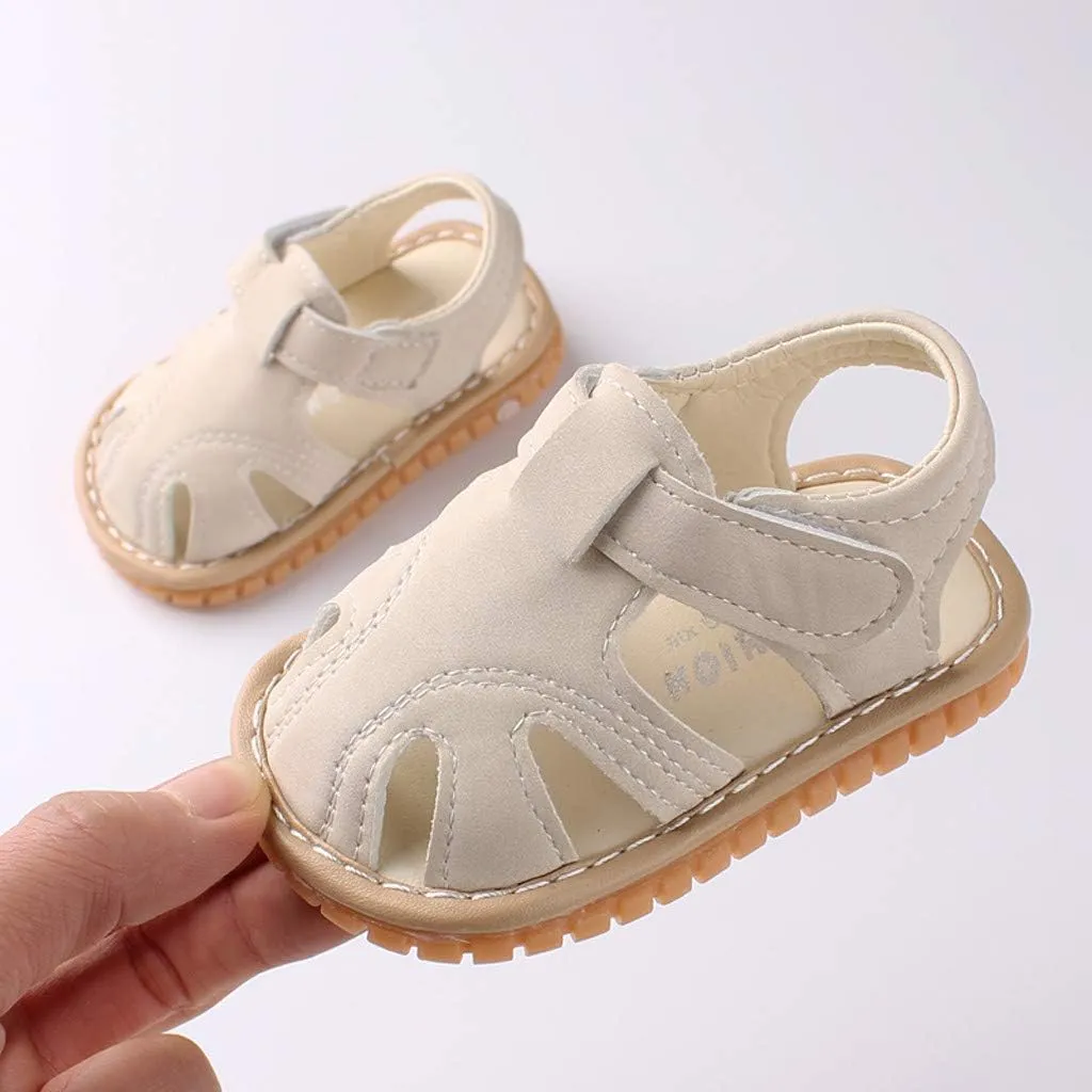 Children Sport Shoes Shoes Baby Boys Sandals Soft Walkers Sole Girls Roman Shoes First Baby Shoes