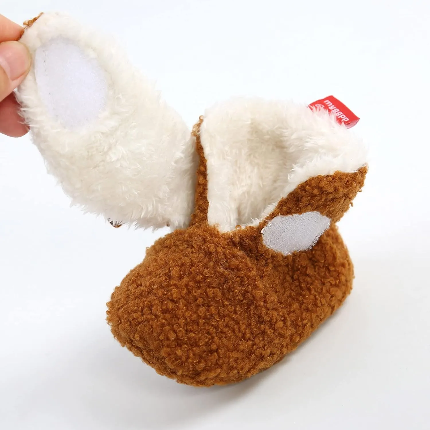 Christmas Newborn Baby Cozy Fleece Booties Winter Sock Shoes Soft Sole Stay On Infant First Walking Shoes