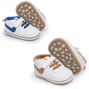 Clowora Unsex Baby Shoes Boys Girls Infant Sneakers Non-Slip Soft Rubber Sole Toddler Crib First Walker Lightweight Shoes