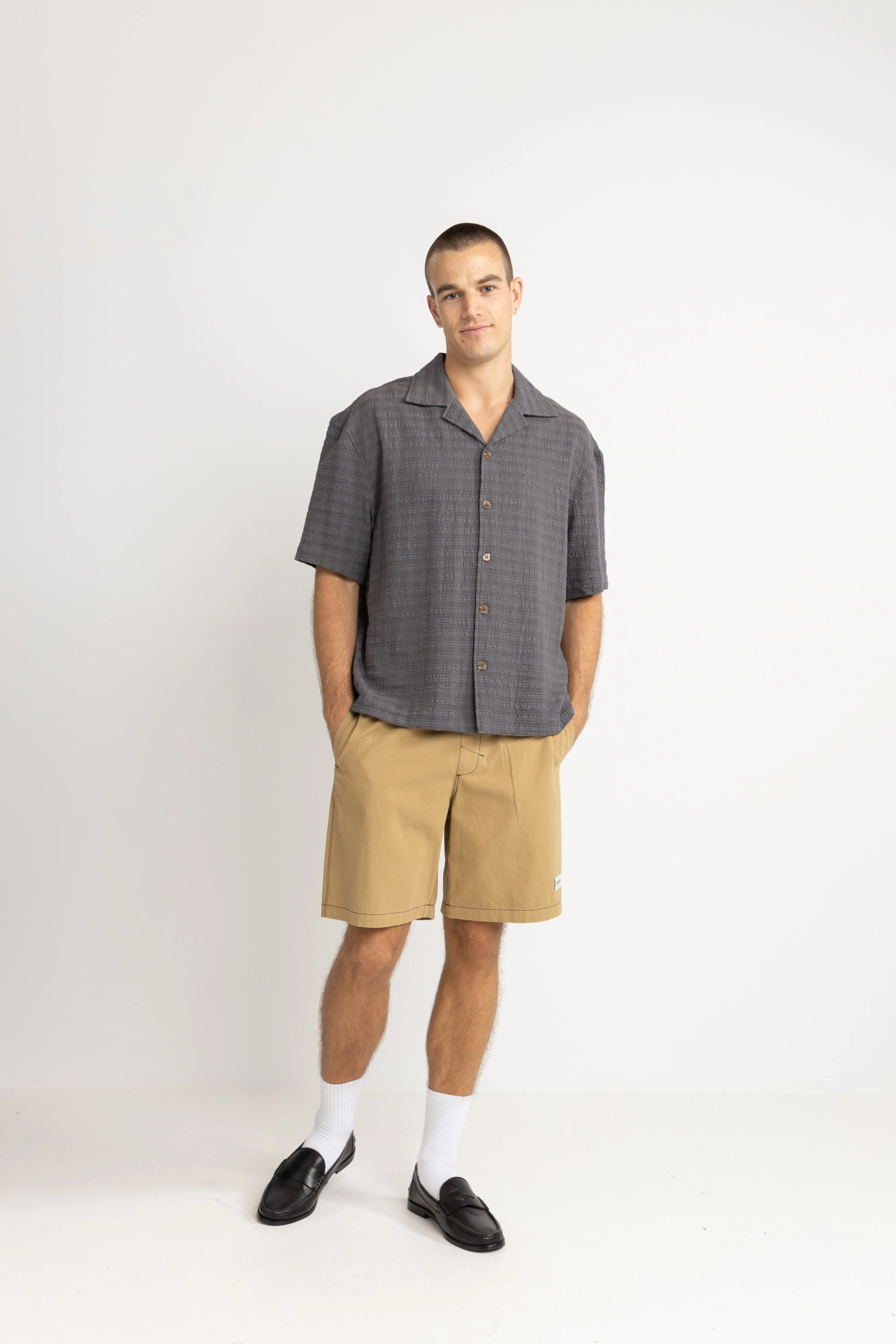Contrast Stitch Jam Olive