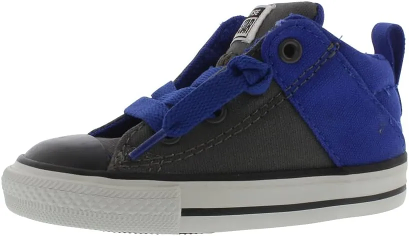 Converse Chuck Taylor Axel Mid Infant/Toddler Shoes Size 8, Color: Grey/Blue
